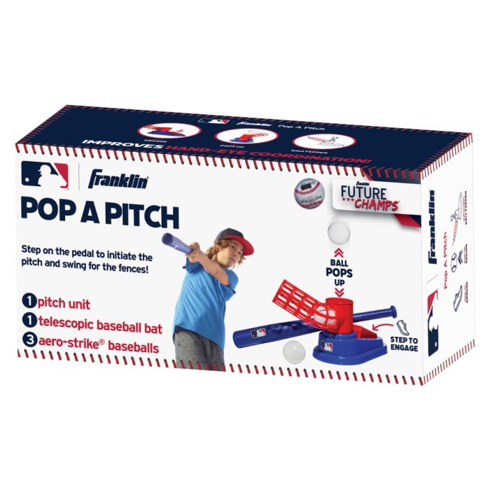 Franklin pop a pitch one baseball 1 pitch unit 3 arrow strike balls... New