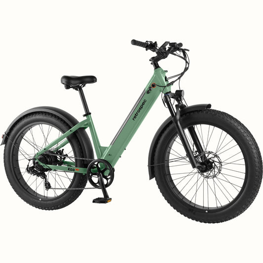 Koa Rev 2 Fat Tire Electric Bikes New eBike Step Thru UL 2849 Certified