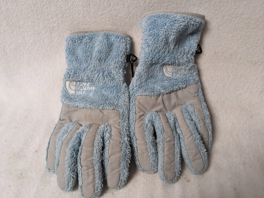 The North Face Winter Gloves Size S Color Blue Condition Used