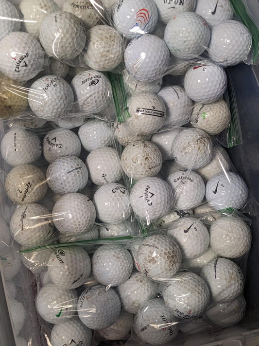 Golf Balls Size 9 Balls Color Assorted Condition Used Variety Pack