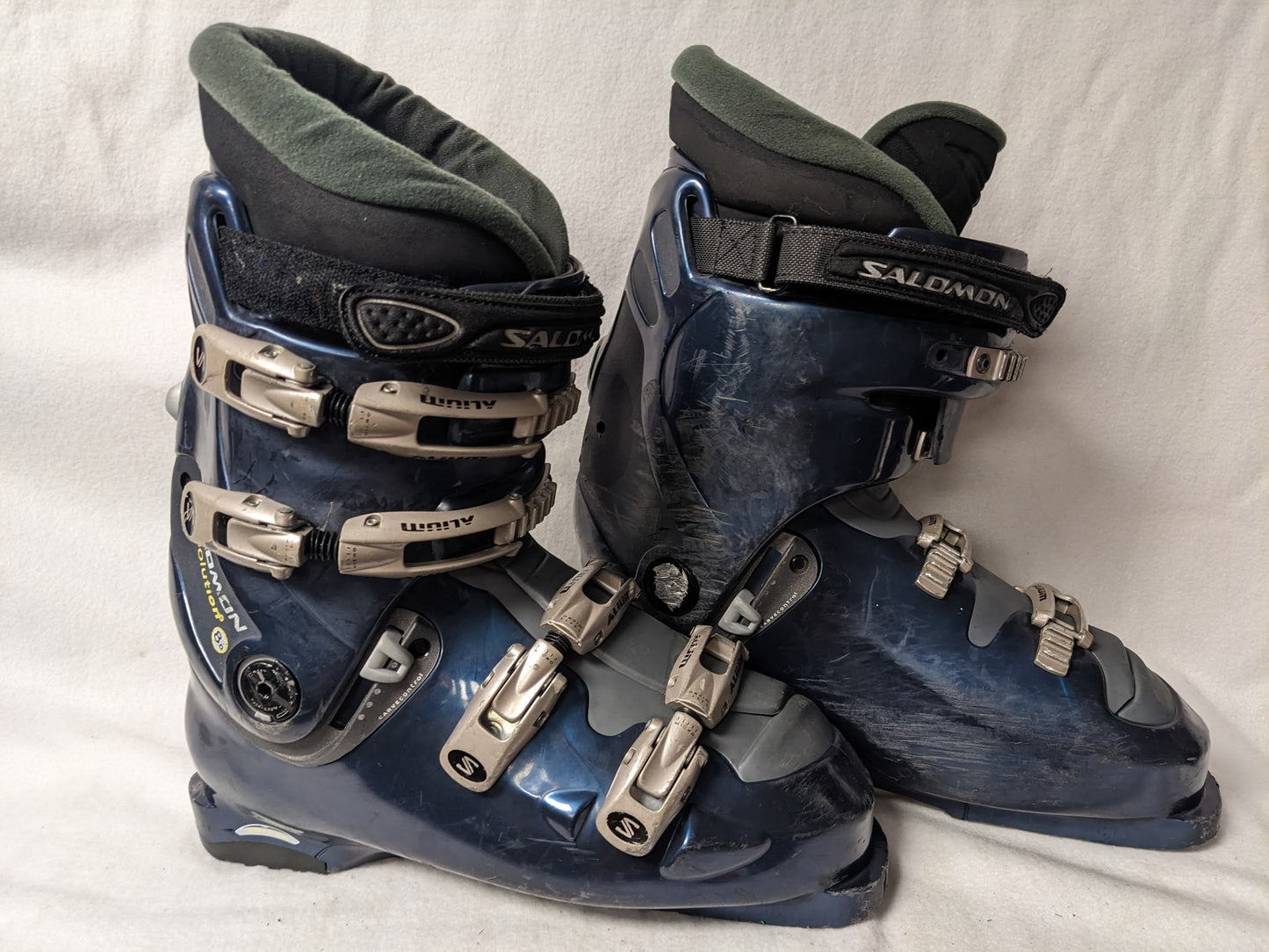 Salomon Evolution2 8.0 Ski Boots Size 28 Color Blue Condition Used