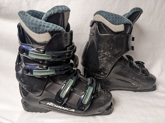 Nordica Trend CX Women's Ski Boots Size 25.5 Color Black Condition Used