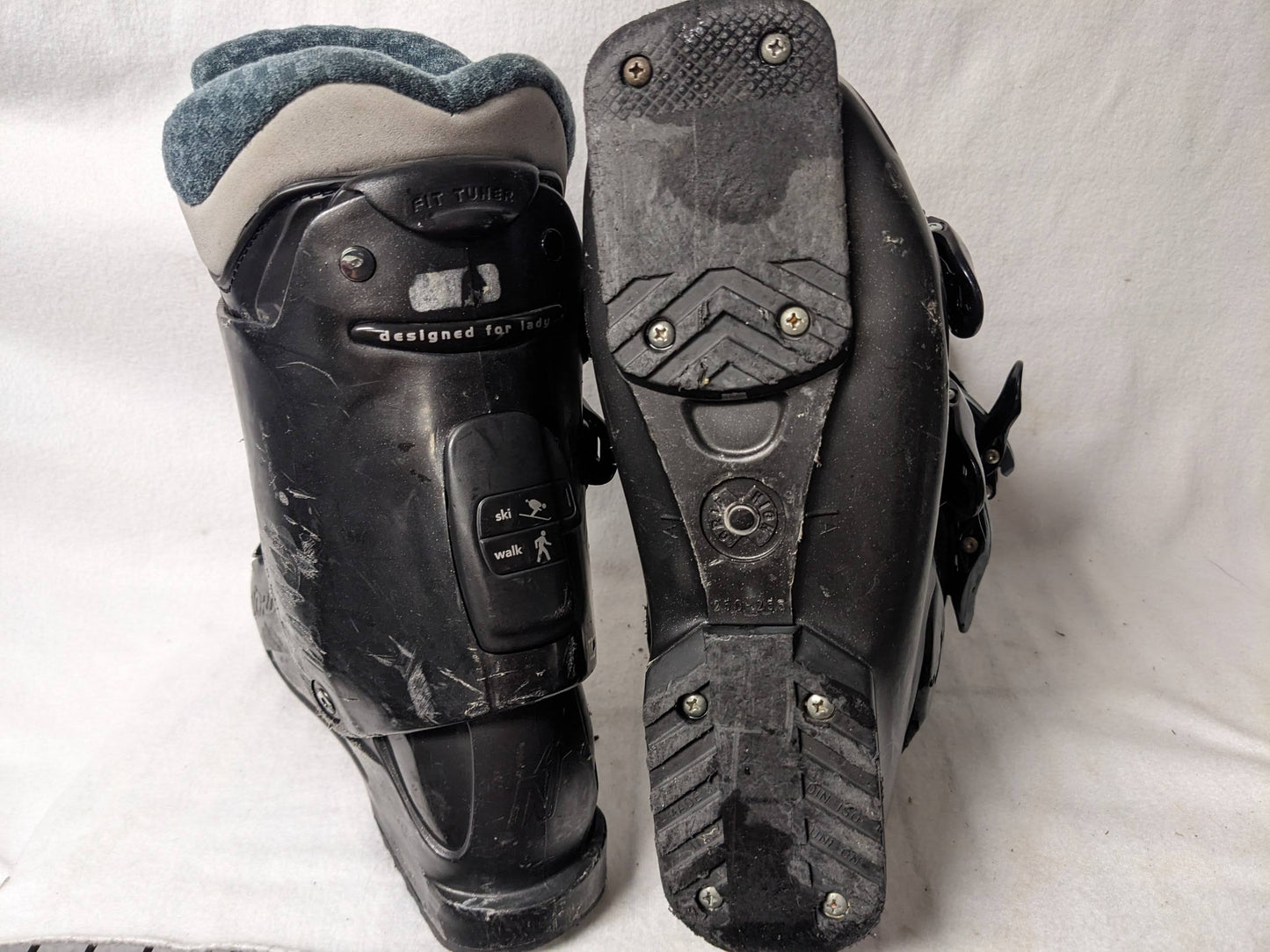 Nordica Trend CX Women's Ski Boots Size 25.5 Color Black Condition Used