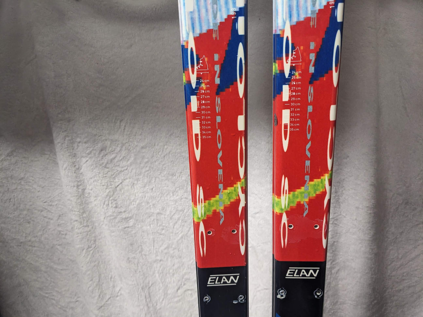 Elan MBX C7 Cyclone Skis *NO Bindings* Size 193 Cm Color Blue Condition Used