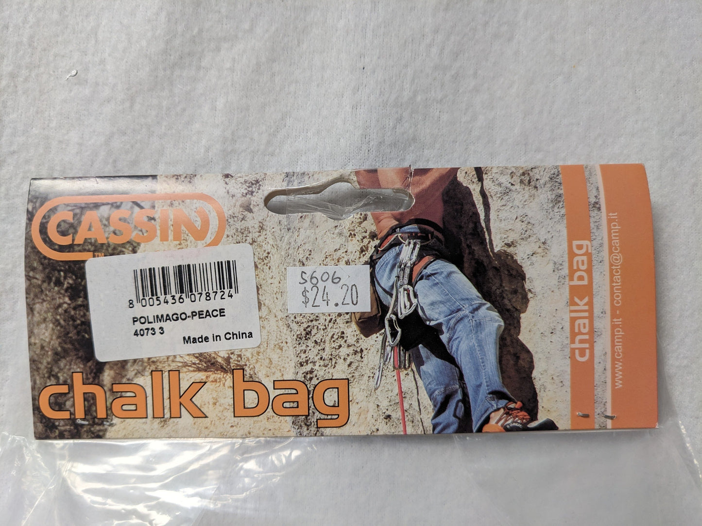 Cassin Rock Climbing Chalk Bag New