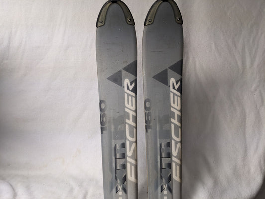 Fischer Air XTR Skis *NO Bindings* Size 160 Cm Color Gray Condition Used