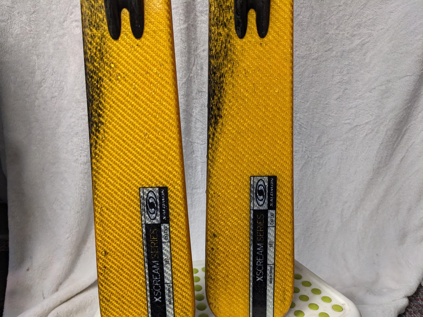 Salomon X-Scream Skis *NO Bindings* Size 187 Cm Color Yellow Condition Used