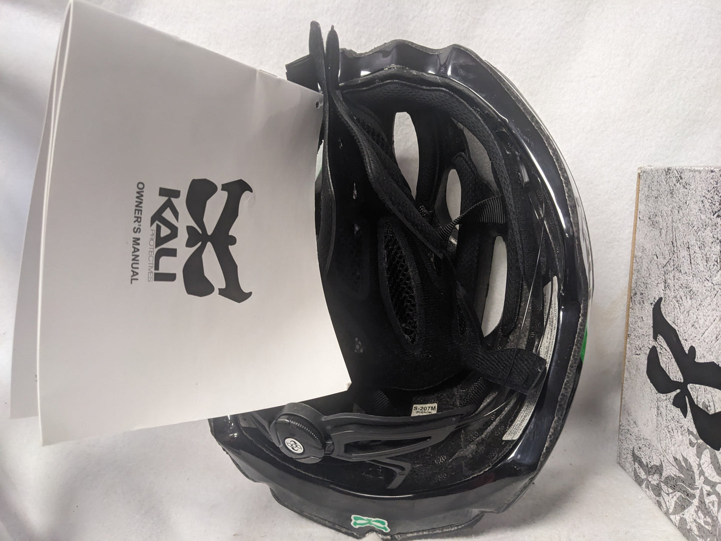 Kali Protectives Bike Helmet S/M Green, Black and White New Clearance