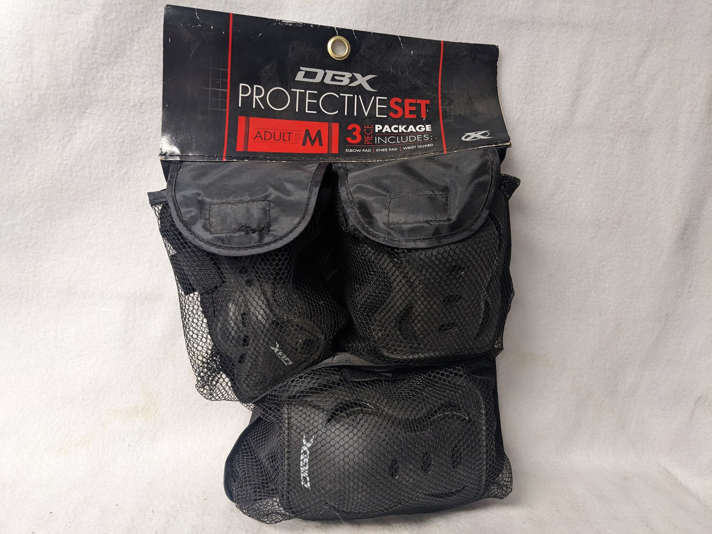 DBX Protective Pad Set (Elbow Knee Wrist) Size Medium Color Black New