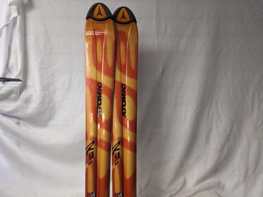 Atomic Beta Ride 22 Skis *No Bindings* Size 170 Cm Color Orange Condition Used