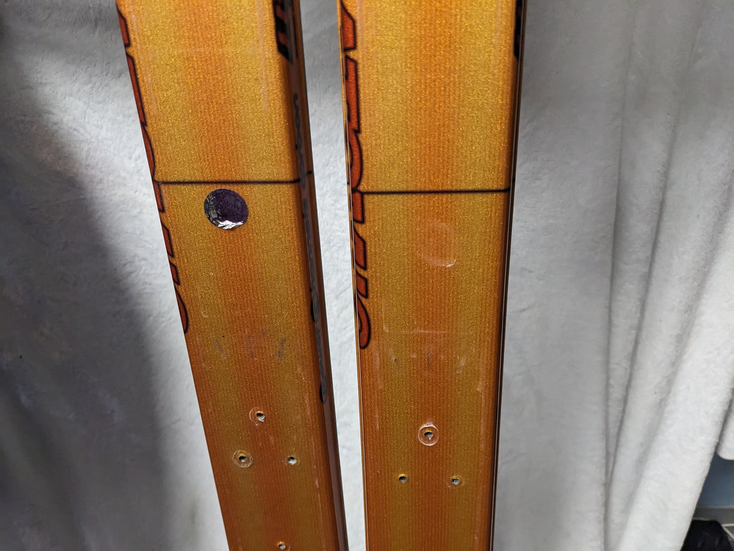 Atomic Beta Ride 22 Skis *No Bindings* Size 170 Cm Color Orange Condition Used