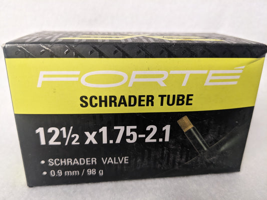 Forte Trader Tube 12.5 X 1.75 - 2.1 Schrader Valve New