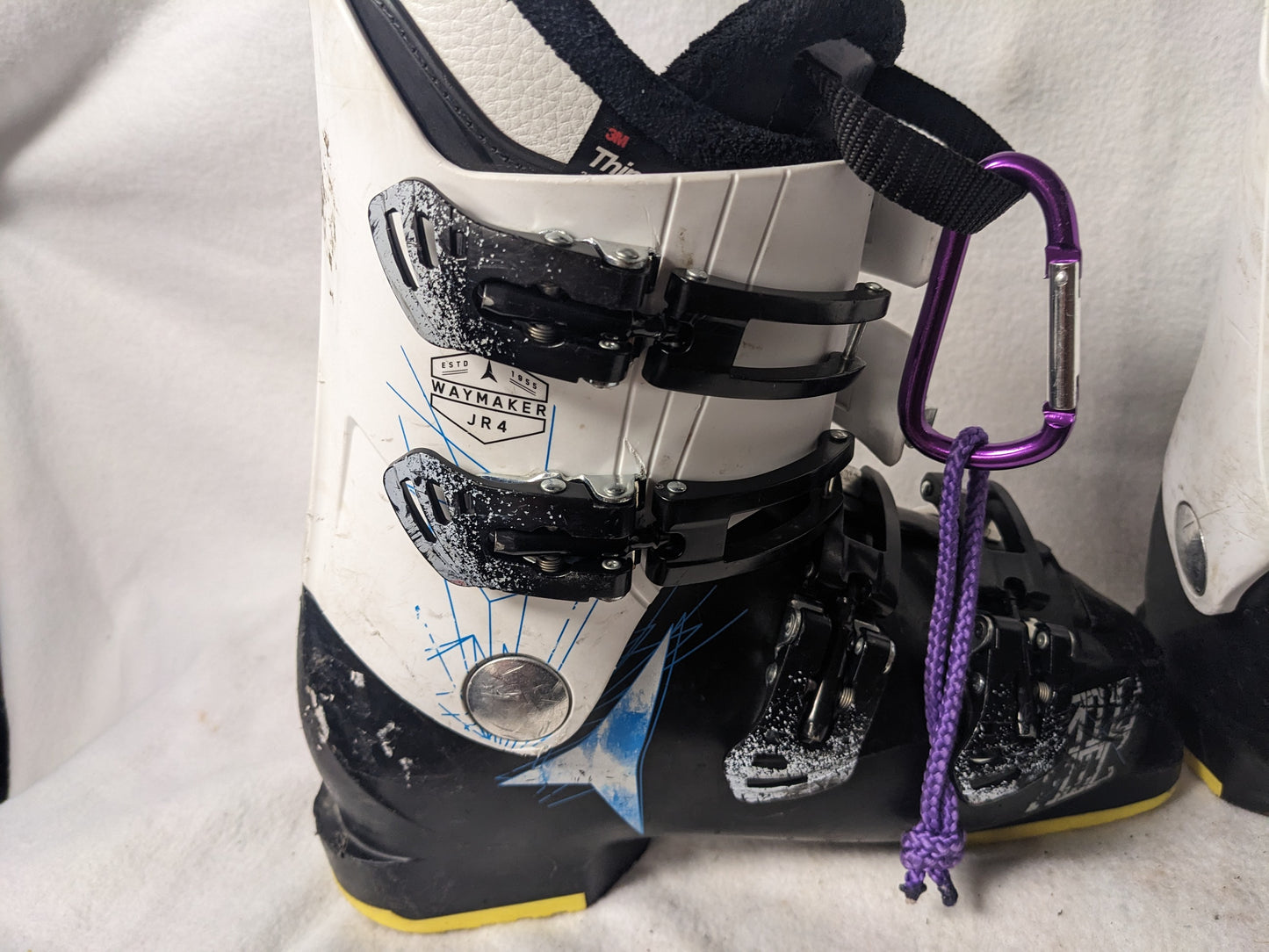 Atomic Waymaker Jr 4  Ski Boots Size 23.5 Color Black Condition Used