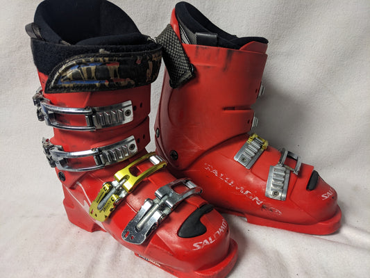 Salomon Course  Ski Boots Size 24.5 Color Red Condition Used