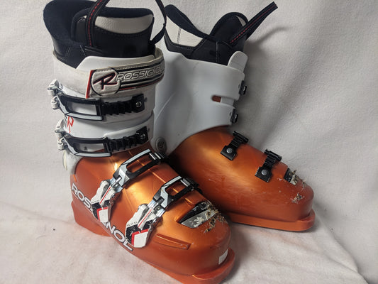 Rossignol World Cup SI 70 Ski Boots Size 25.5 Color Orange Condition Used