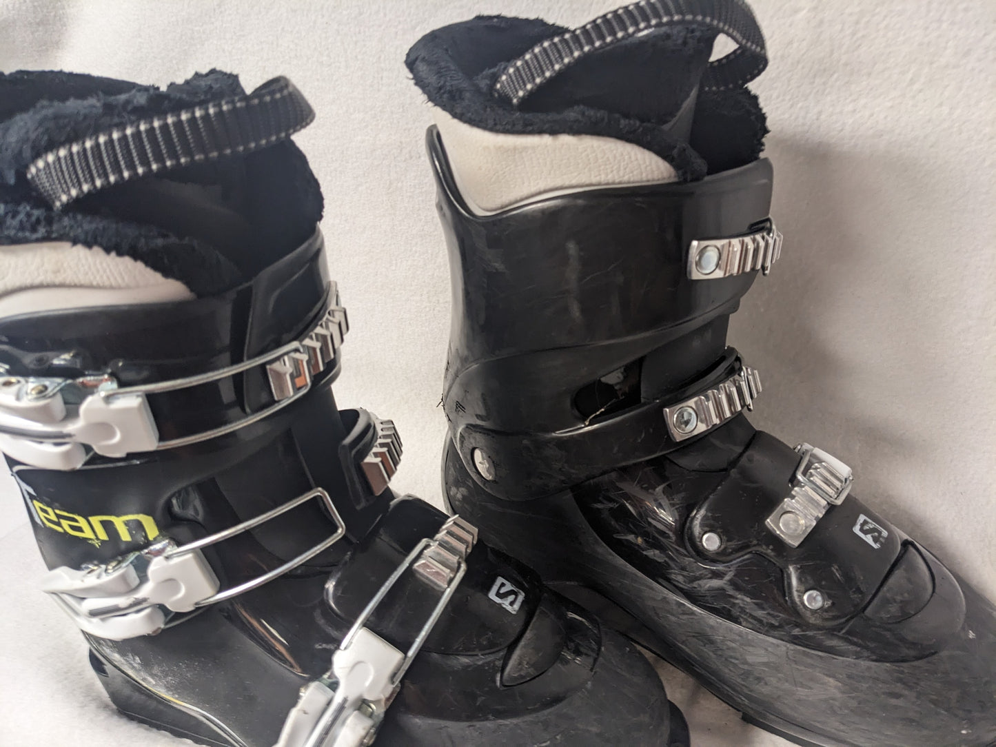 Salomon Team Ski Boots Size 24.5 Color Black Condition Used