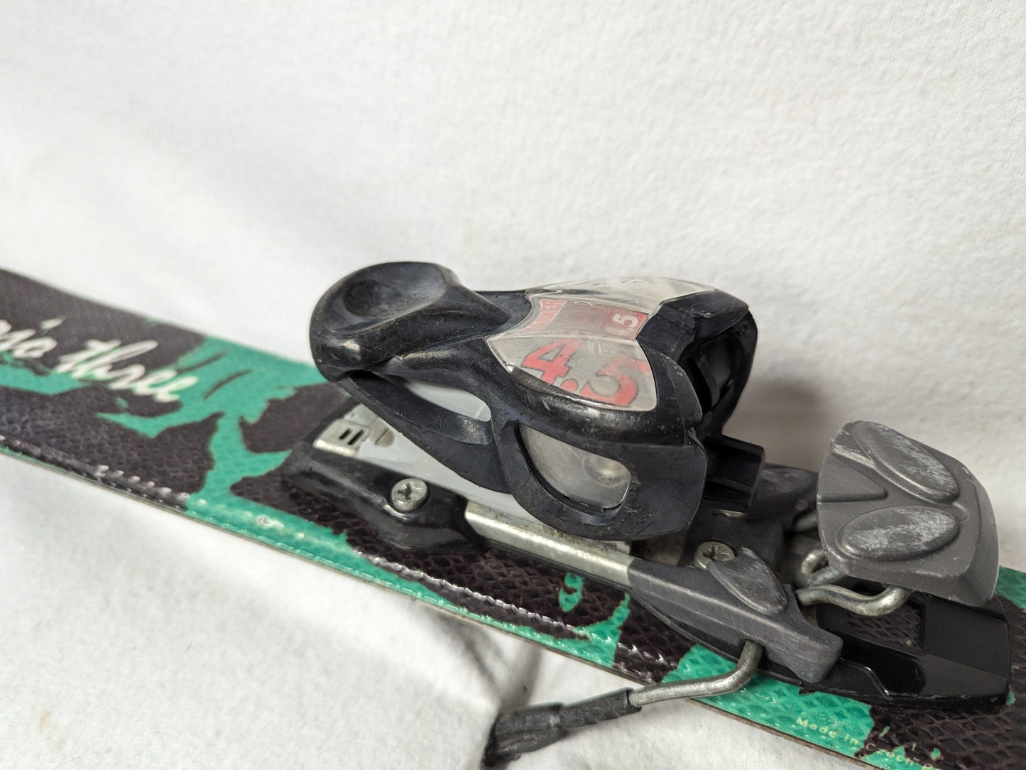 Head Mojo Three Skis w/Marker Bindings Size 107 Cm Color Green Condition Used