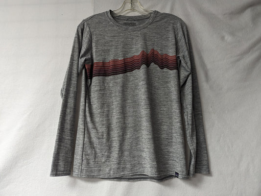 Patagonia Long Sleeve Pull Over Shirt Size Small Color Gray Condition Used