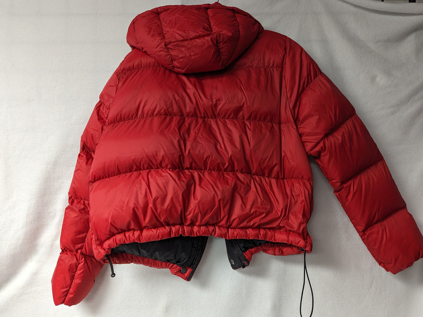 Eddie Bauer Hooded Women's Puffer Size Women Medium Color Red Condition Used