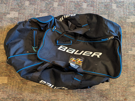 Bauer Roller Gear Duffle Bag Size Extra Large Color Black Condition Used