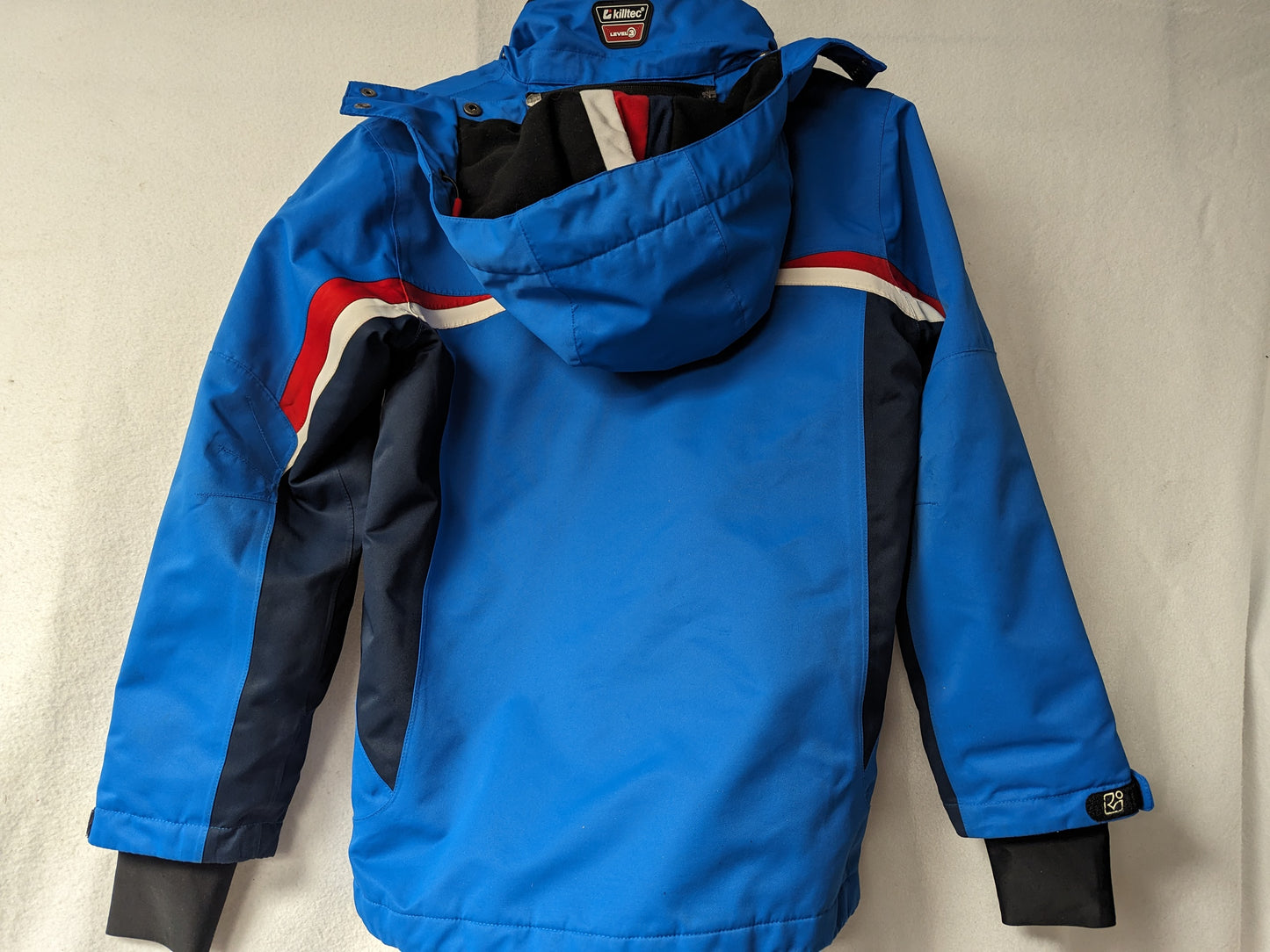 Kiltec Hooded Ski/Snowboard Jacket Coat Size Youth Medium Color Blue Used