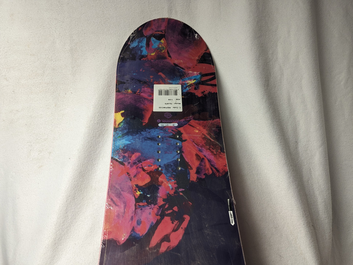 Rossignol Tesla Ampte Snowboard  *Deck Only*No Bindings* Size 139 Cm Purple New