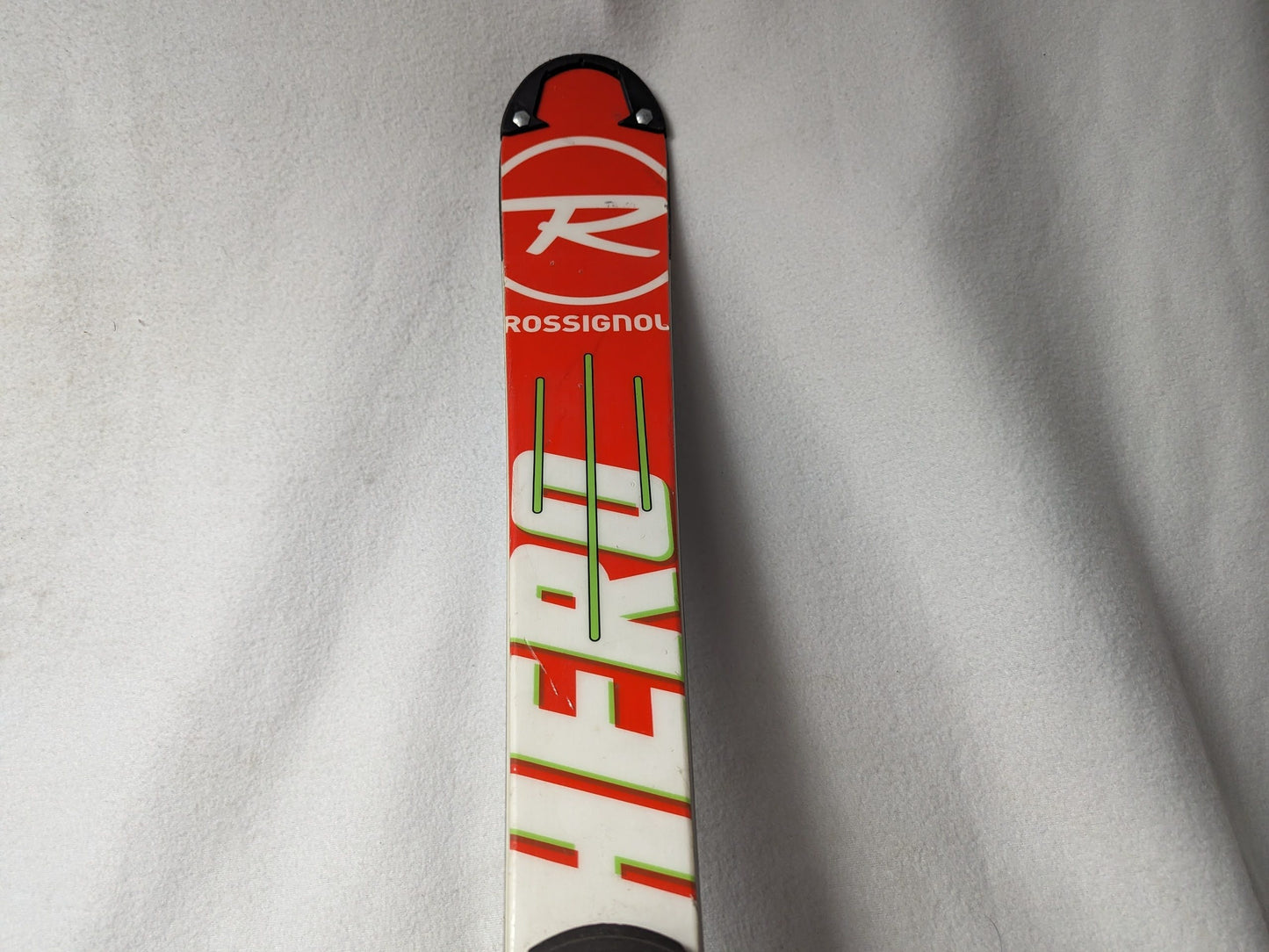 Rossignol Hero SL Pro Skis Look Bindings Size 132 Cm Color Orange Condition Used