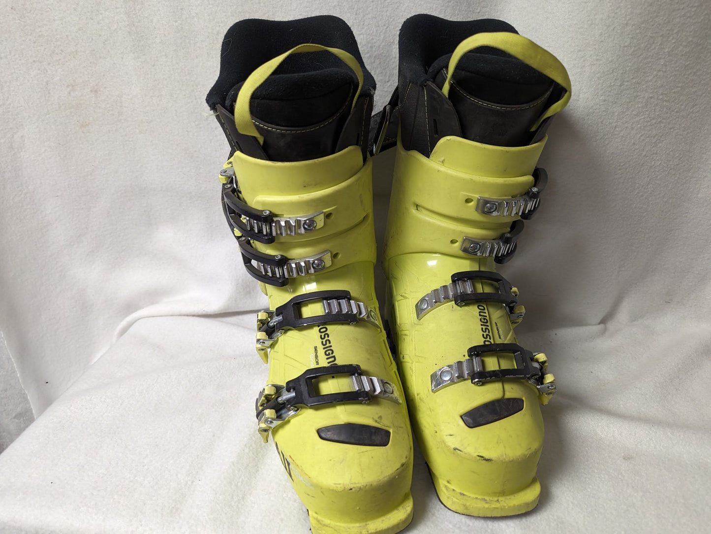 Rossignol A11 Ski Boots Size 23.5 Color Yellow Condition Used