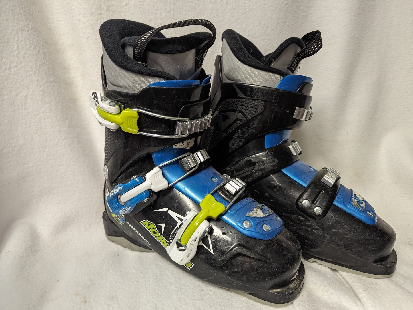 Nordica Firearrow Team 3 Ski Boots Size 23.5 Color Black Condition Used