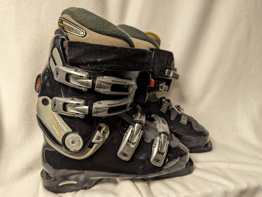 Salomon Evolution Series Ski Boots Size 25.5 Color Black Condition Used