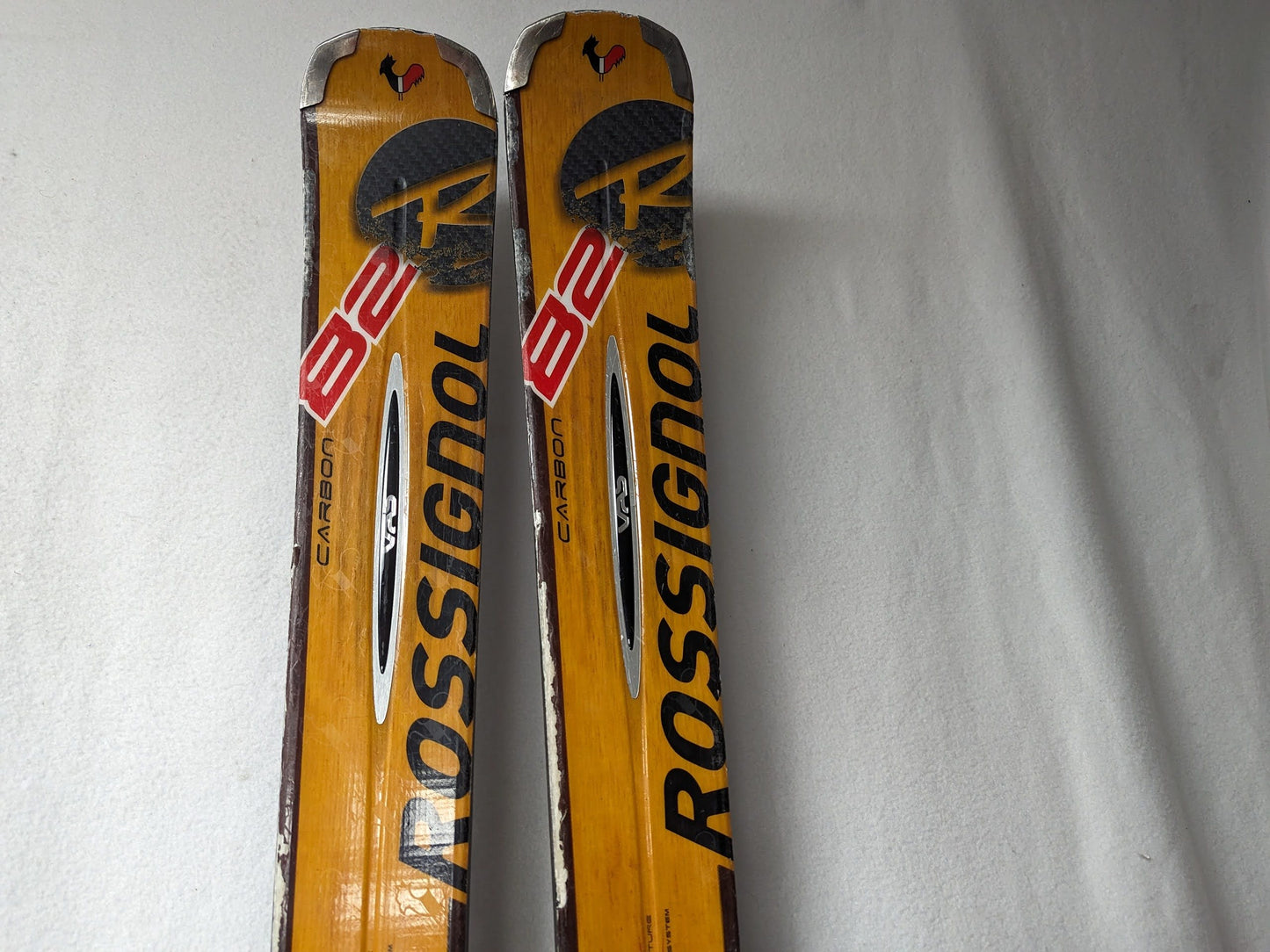 Rossignol Skis Rossignol Binding Size 170 cm Color Yellow and Red Condition Used