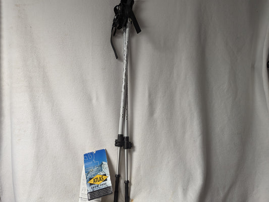 Atlas SnowShoe Company Trekking Poles Size Adjustable 105-113 Cm Color White Used