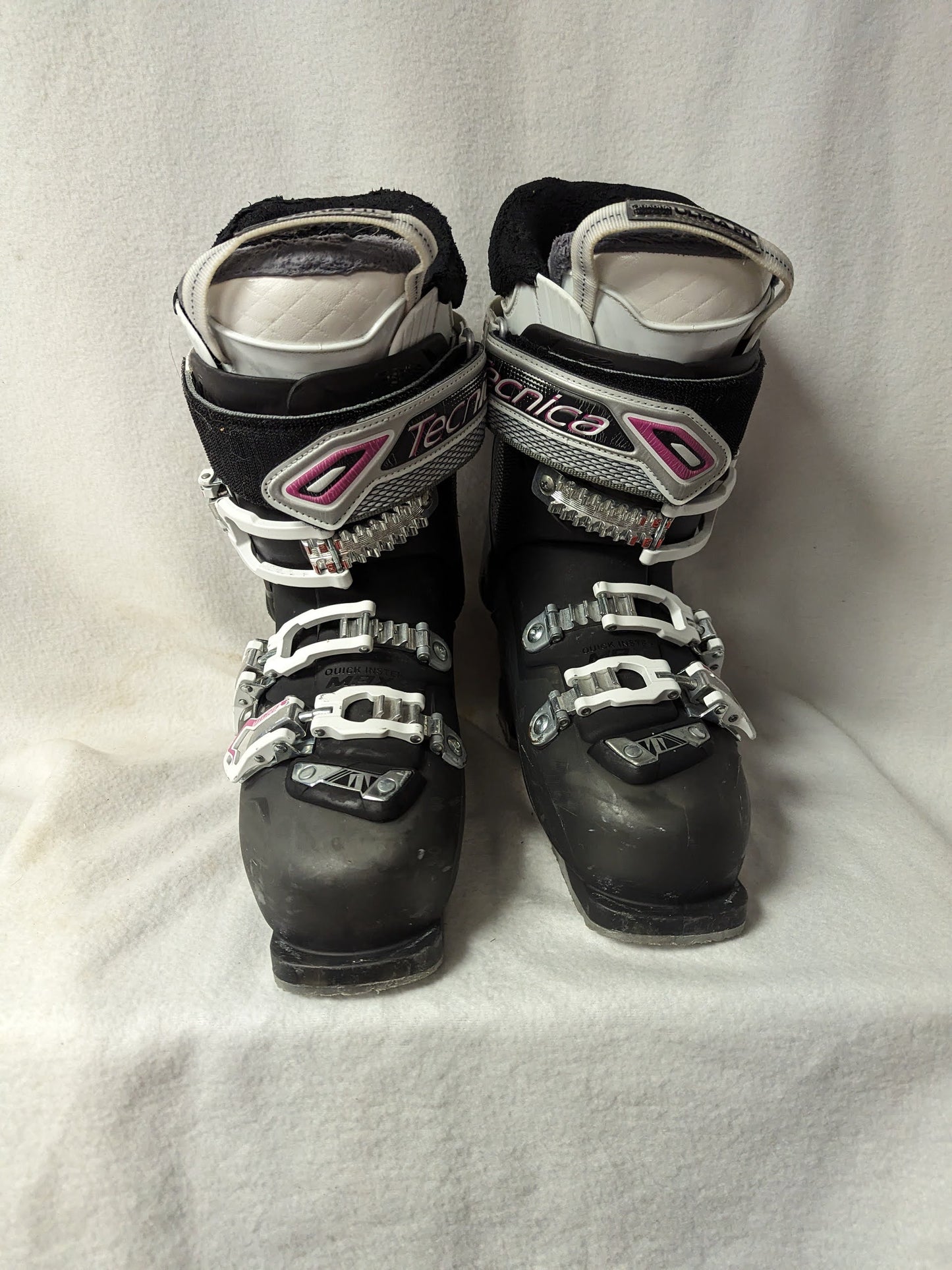 Tecnica Ten.2 85w Rebound Cuff Adapt Women's Ski Boots Size 24.5 Color White Condition Used