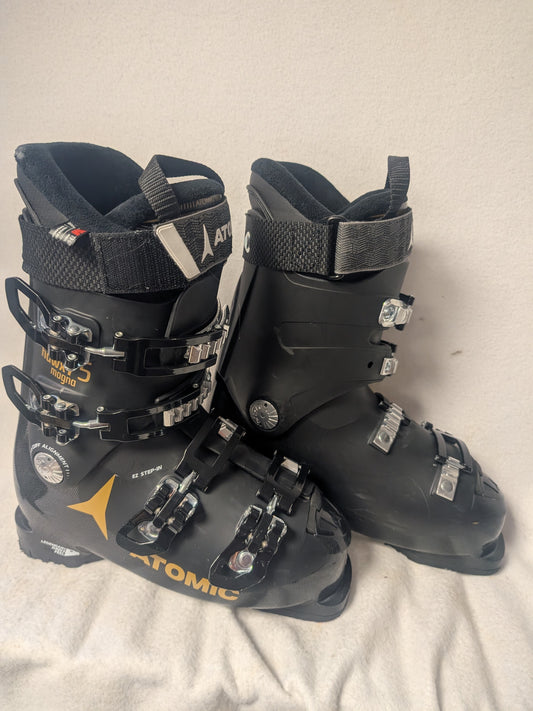 Atomic Hawk 75 Magna Ski Boots Size 24.5 Color Black Condition Used