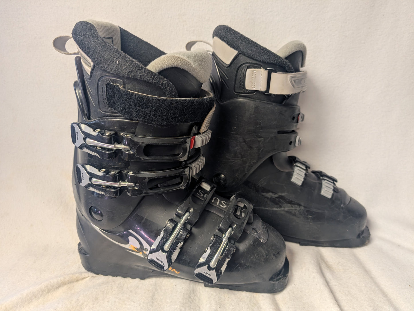 Salomon Ski Boots Size 24.5 Color Black Condition Used