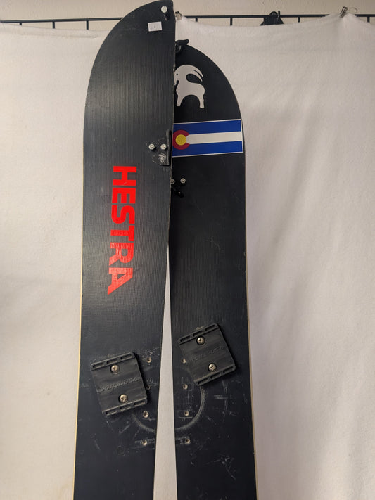 LTD Snowboard Split Board w/o Bindings Size 165 Cm Color Black Used Hestra Voila