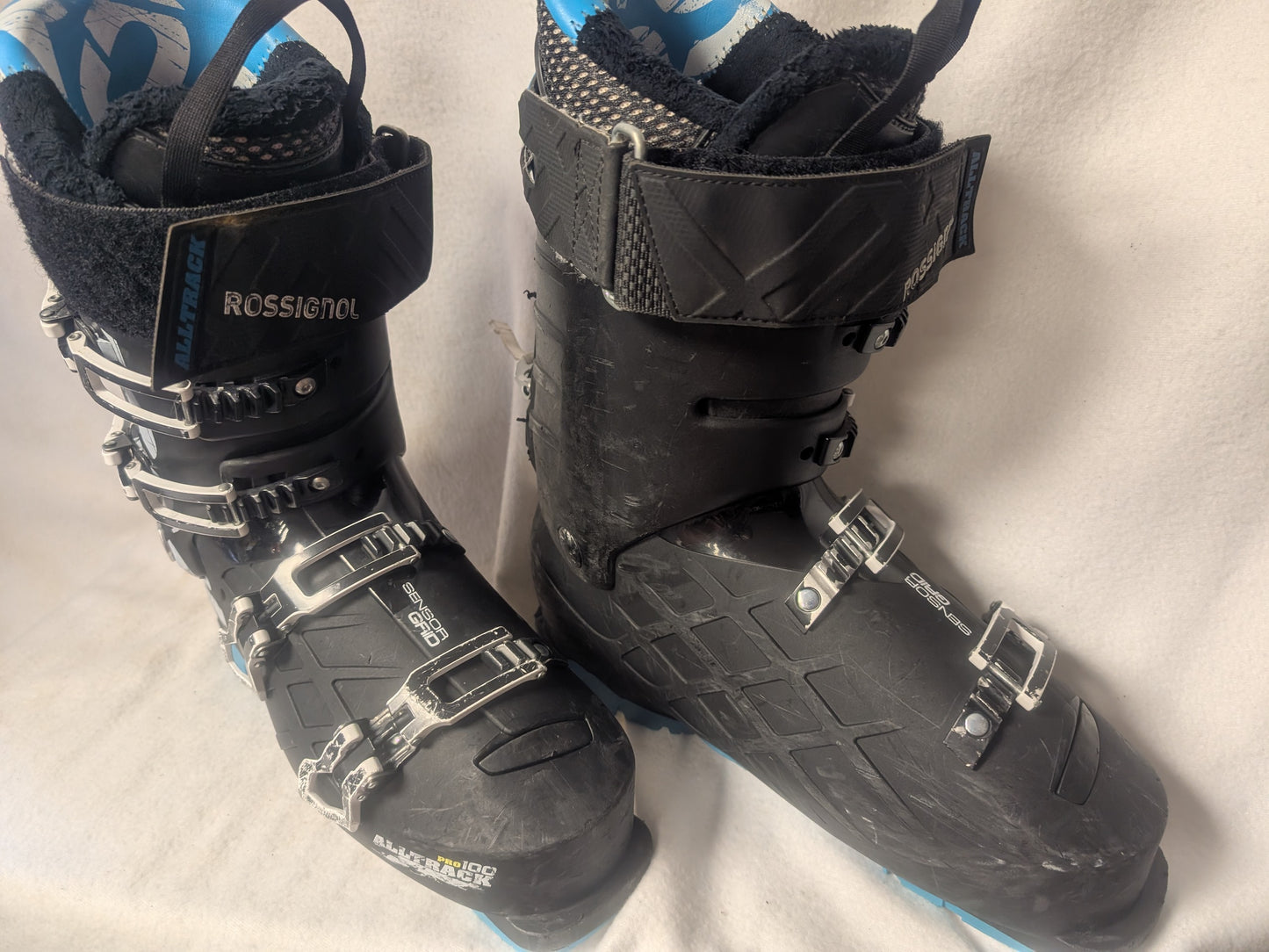 RossignolPro 100 Alltrack Ski Boots Size 27.5 Color Black Condition Used