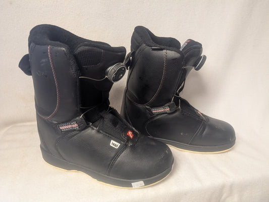 Head Boa Snowboard Boots Size 6/7 Black Used