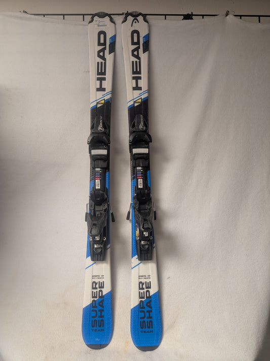 Head Era 2.0 Skis w/Tyrolia SP4.5 Bindings Size 117 Cm Color Blue Condition Used