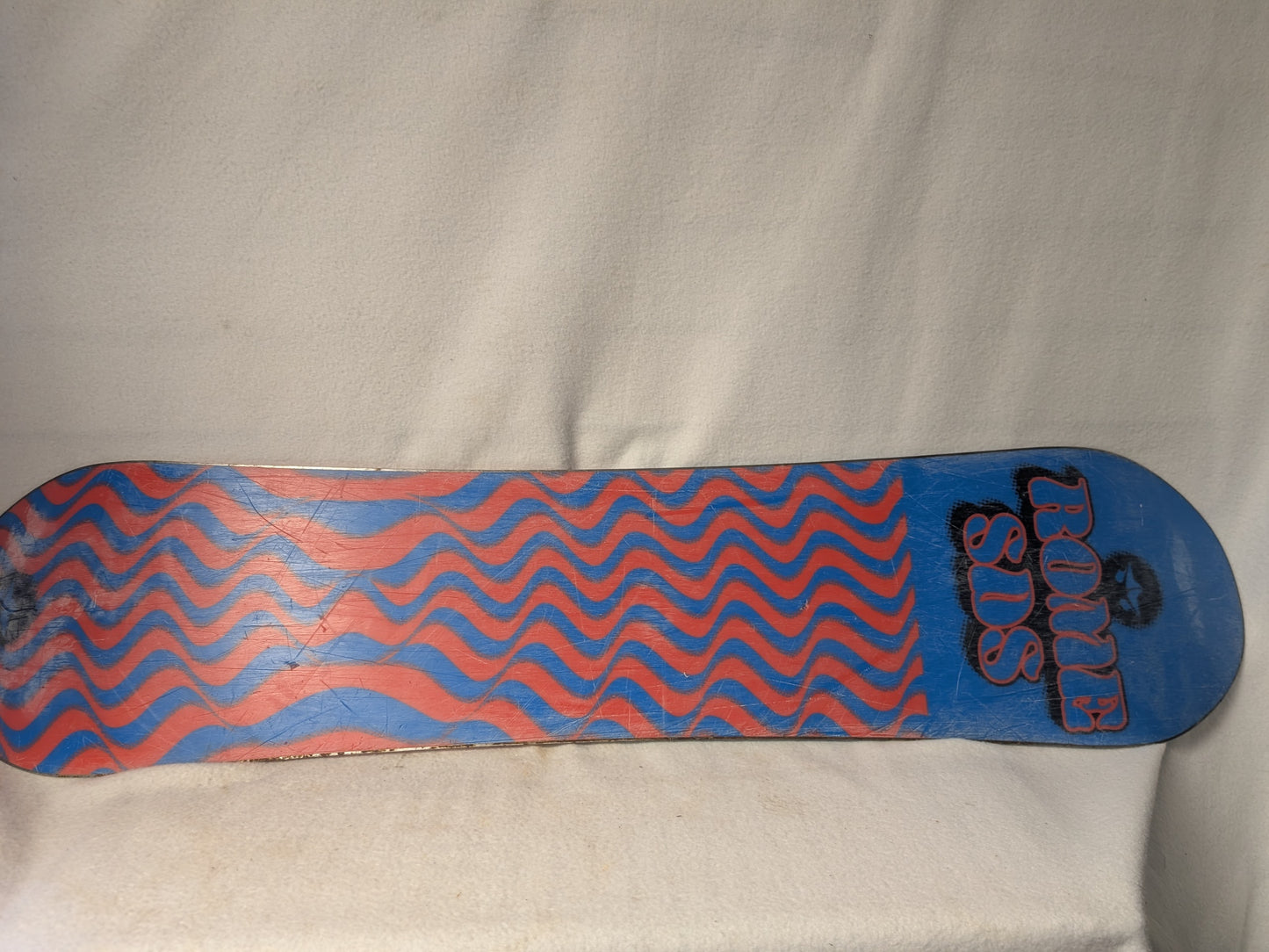 Rome SDS Snowboard No Bindings Size 105 Cm Color Blue Condition Used