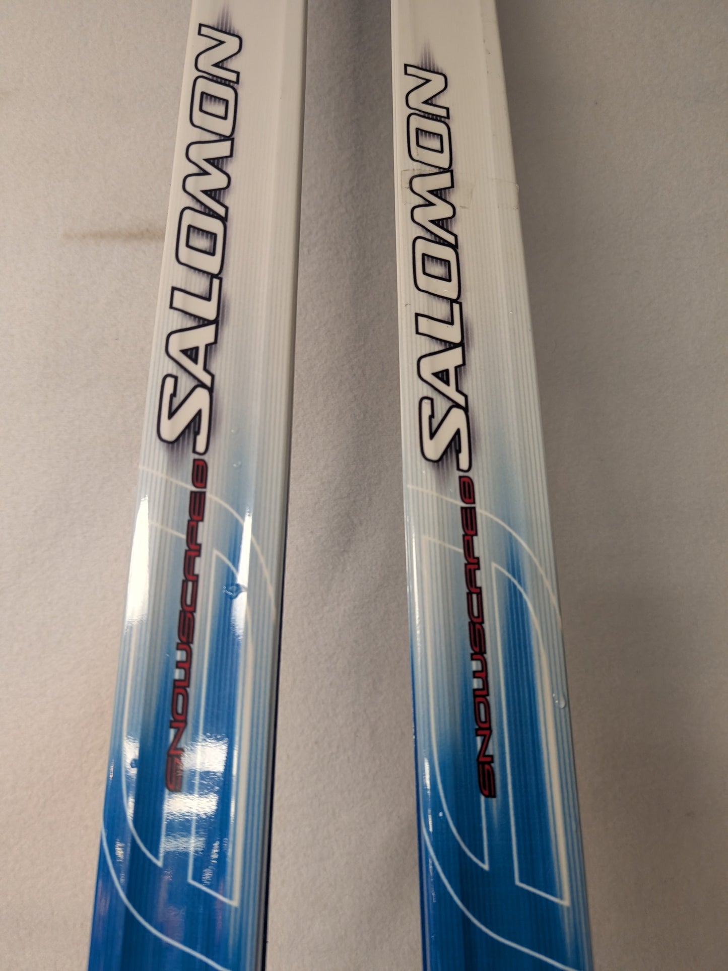 Salomon XC Skis Bindings Size 187 Cm Color Blue Condition Used