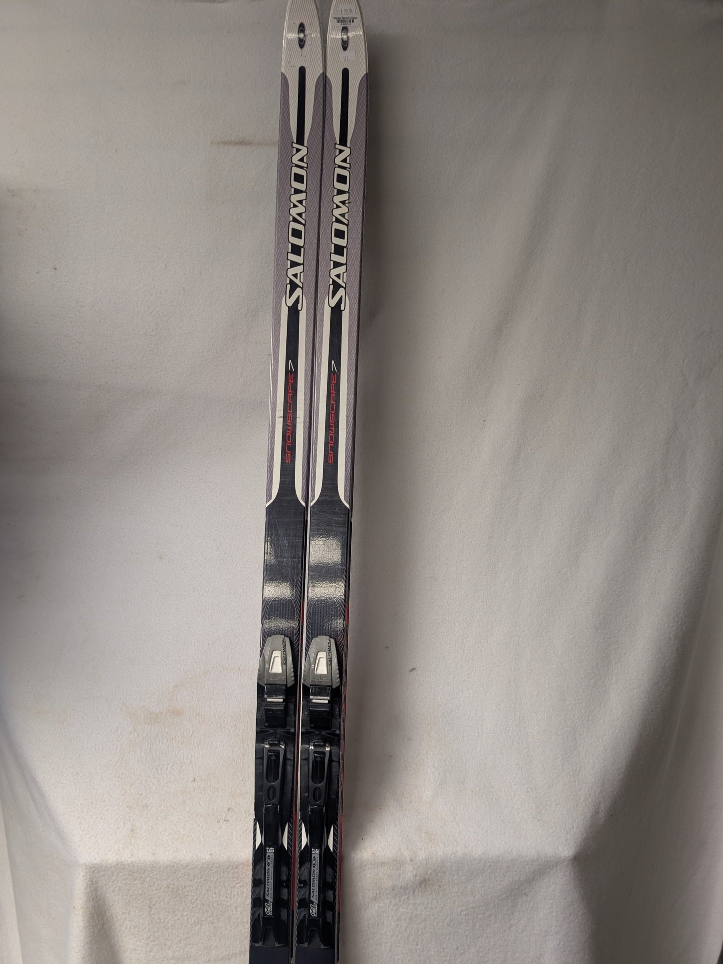 Salomon Snowscape 7 XC Skis SNS Profile Bindings Size 173 Cm White Used