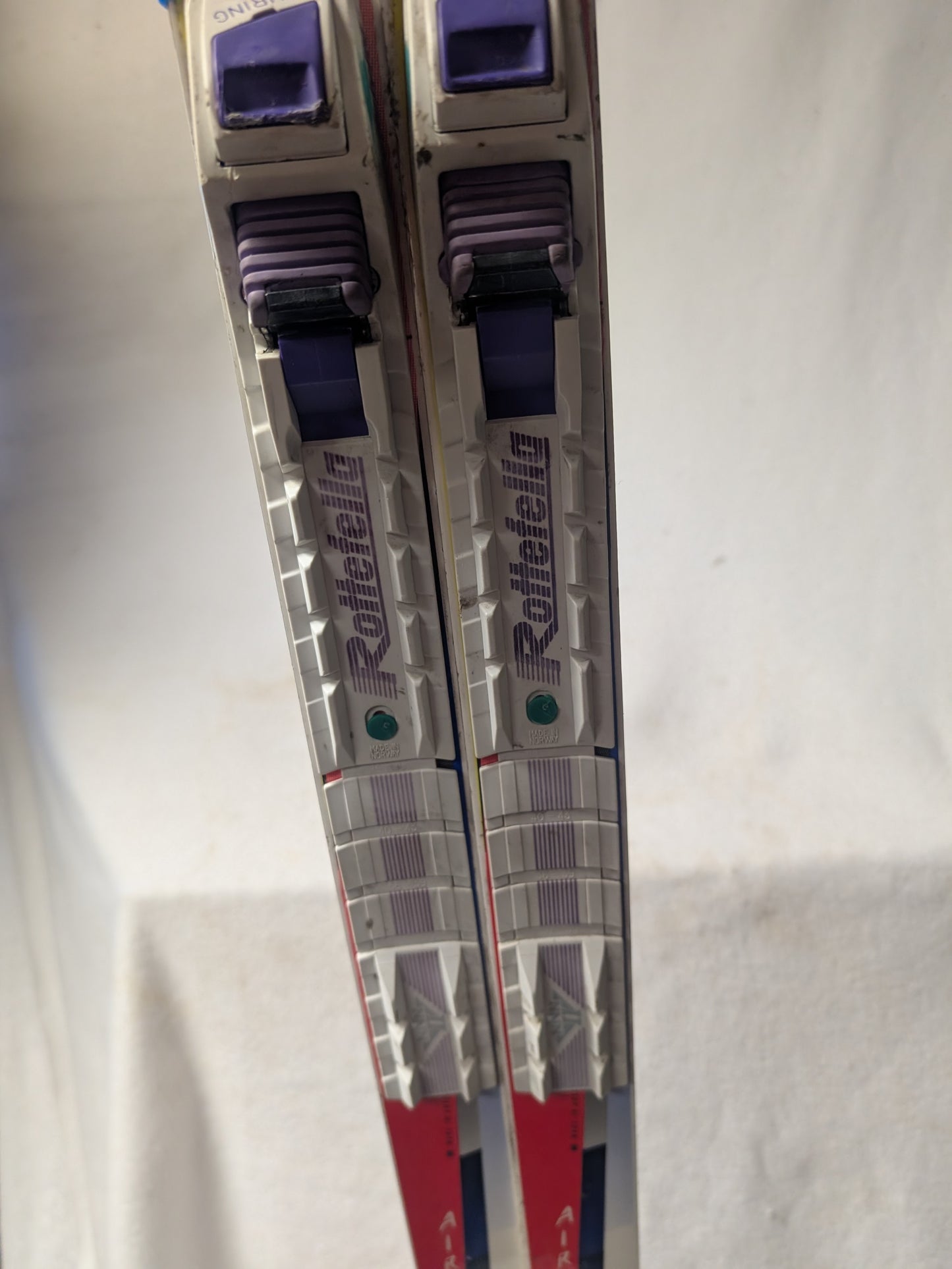 Cross Country Fischer Air Tec XC Skis NNN Bindings Size 205 Cm White Used