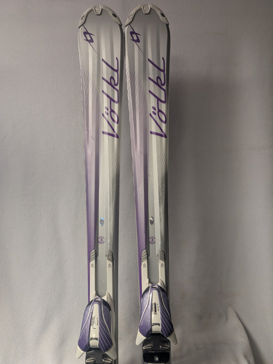 VOLKL Aire Size Marker eMotion Bindings 154 Cm Color Purple Condition Used