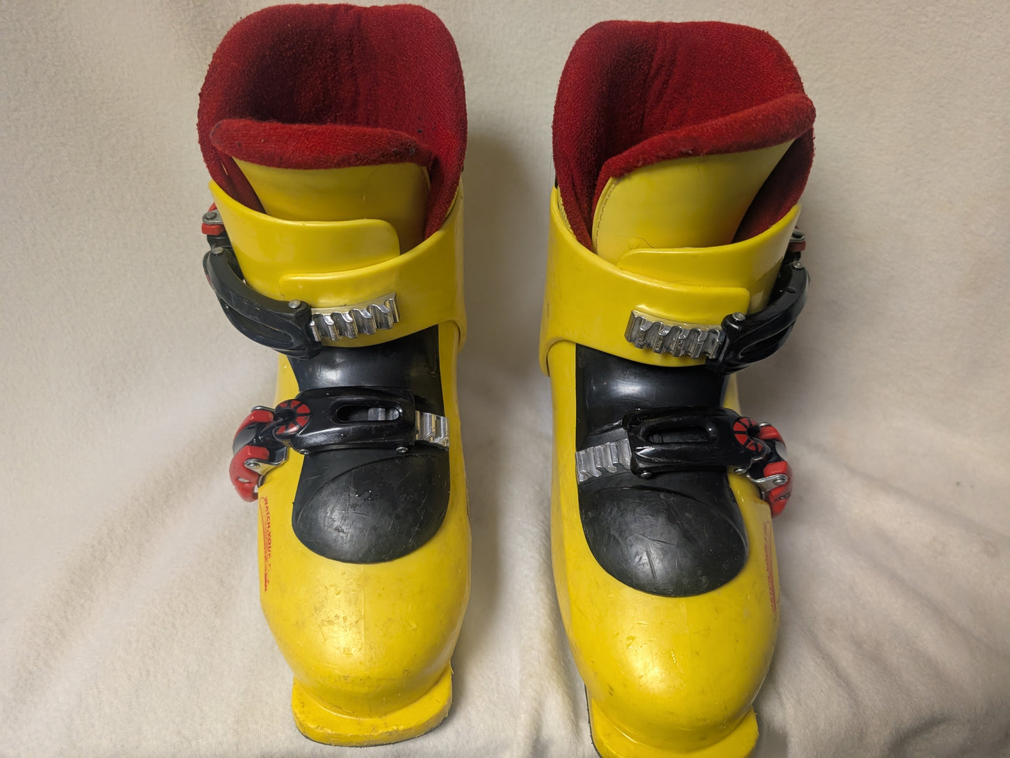 Head Youth Ski Boots Size 19? Color Yellow Used