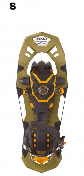 TSL Snowshoes Highlander Adjust 20" Olive Boa Women Size 6.5-12, 180 LB Max New