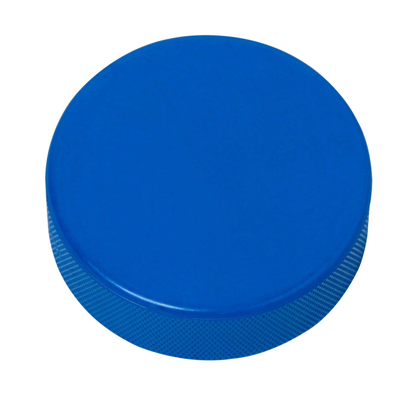 Hockey Puck Blue One Piece New 4 oz