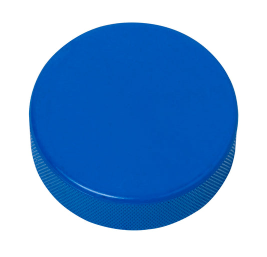 Hockey Puck Blue One Piece New 4 oz