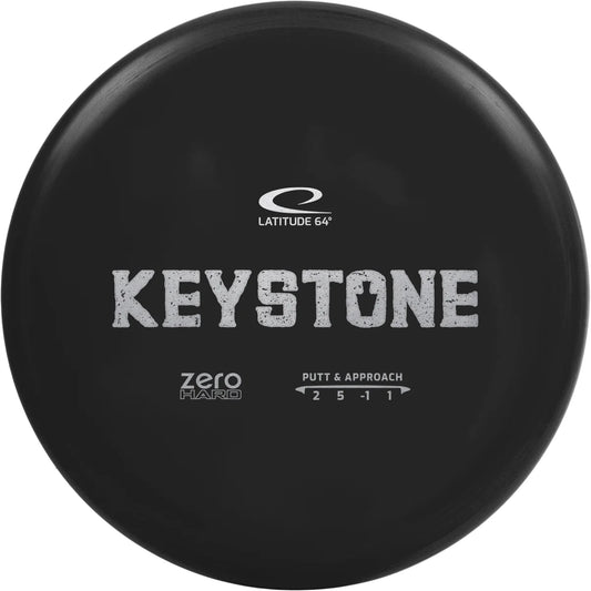 Latitude 64 Zero Hard Keystone Putt & Approach Black 173+g 2/5/-1/1 New