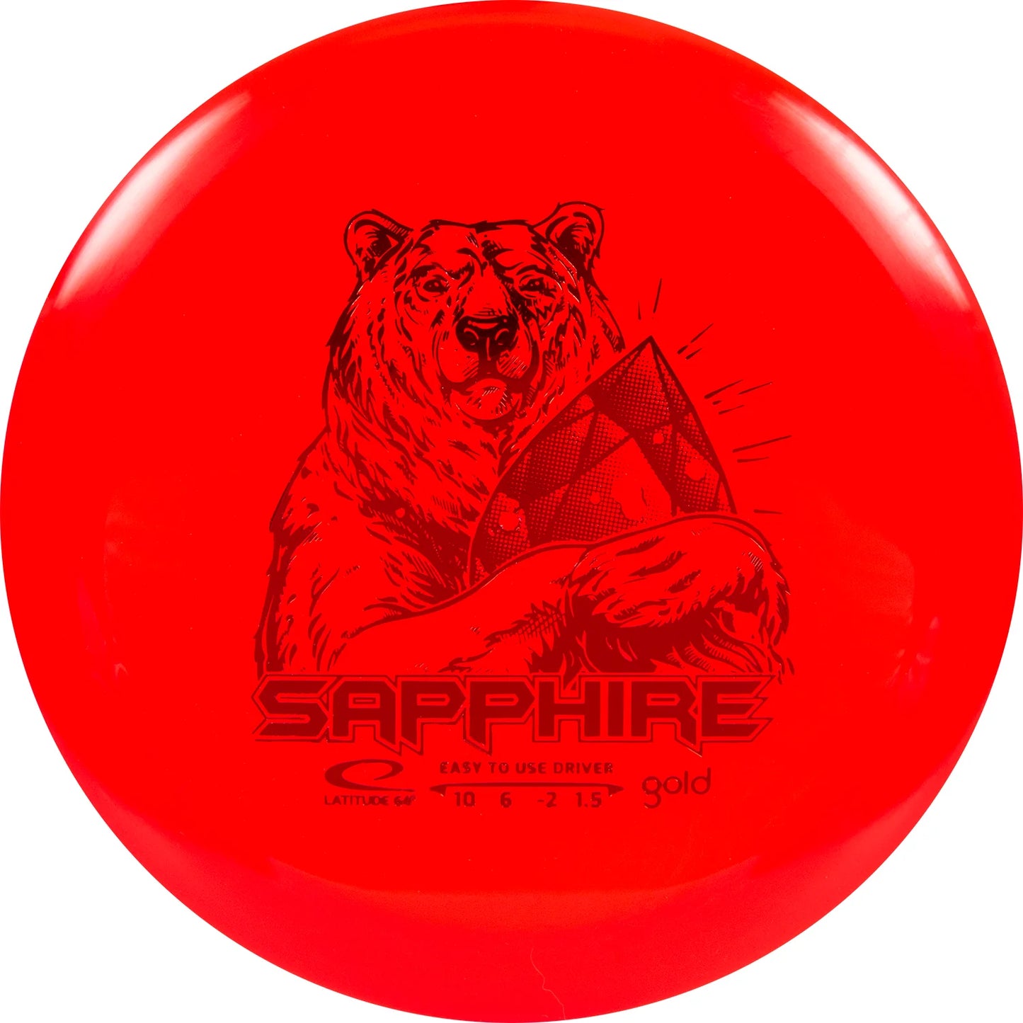 Latitude 64 Gold Sapphire Easy To Use Driver Red 160-164g 10/6/-2/1.5 New